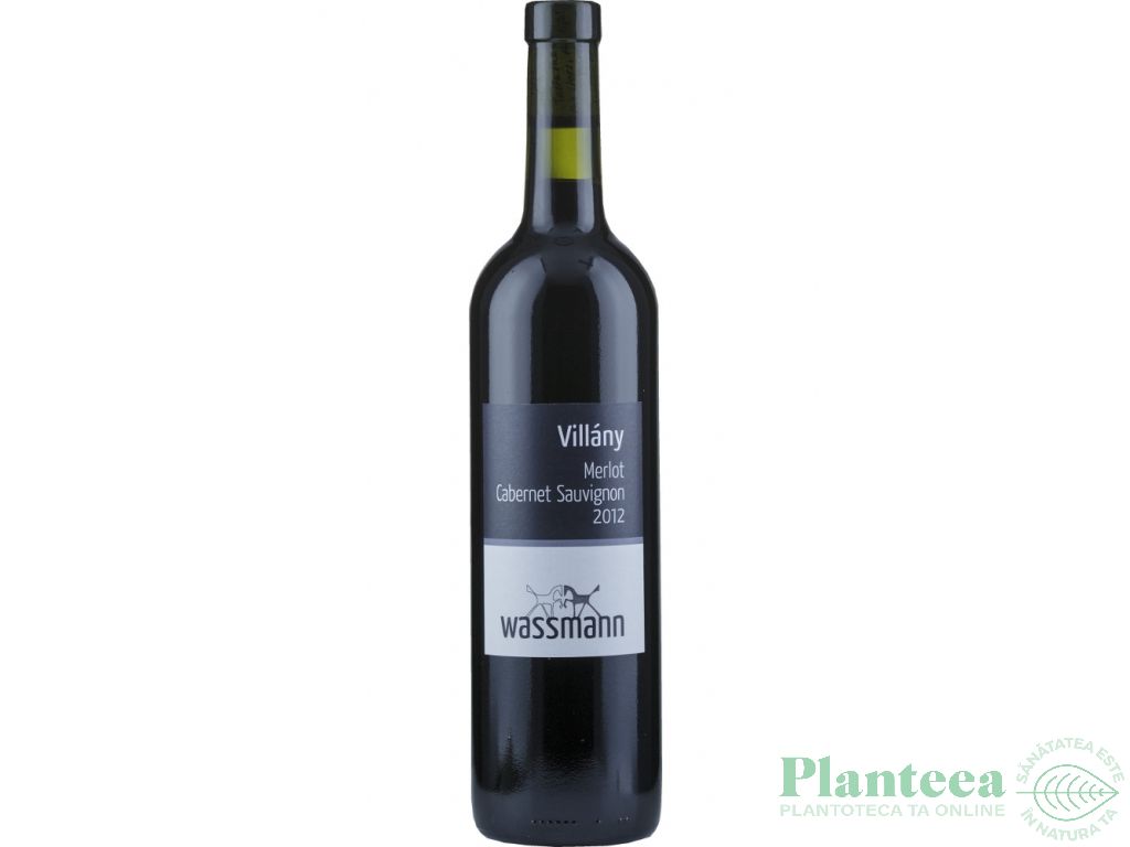 Vin rosu sec merlot cabernet 2012 Villany 750ml - WASSMANN