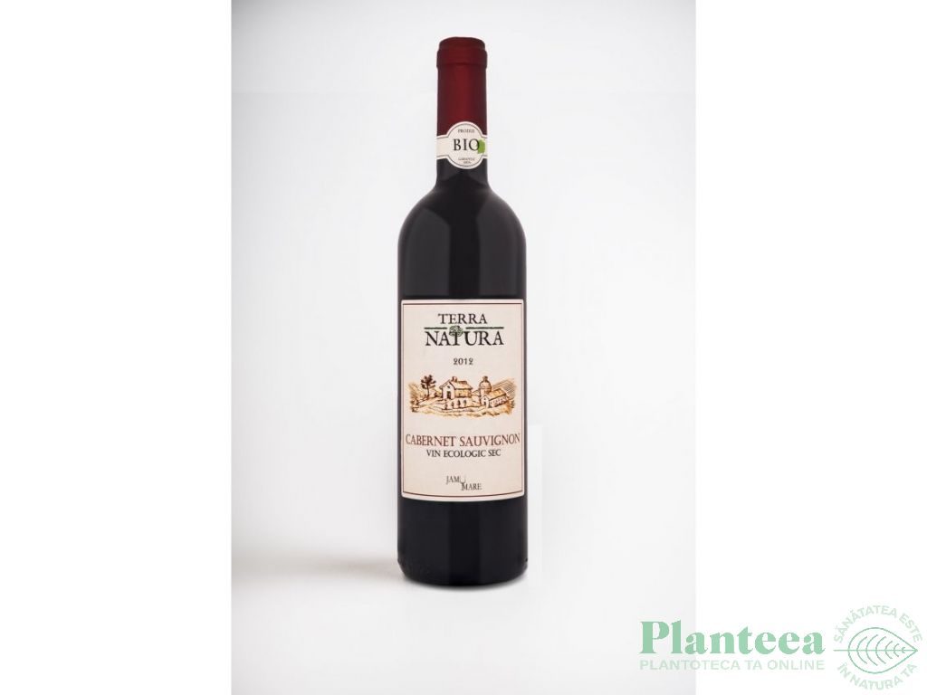 Vin rosu sec Cabernet Sauvignon ecologic 375ml - TERRA NATURA