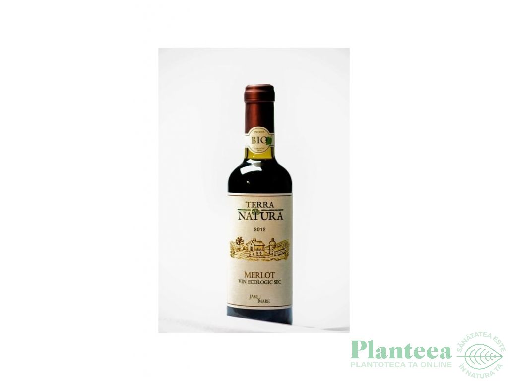 Vin rosu sec Merlot ecologic 375ml - TERRA NATURA