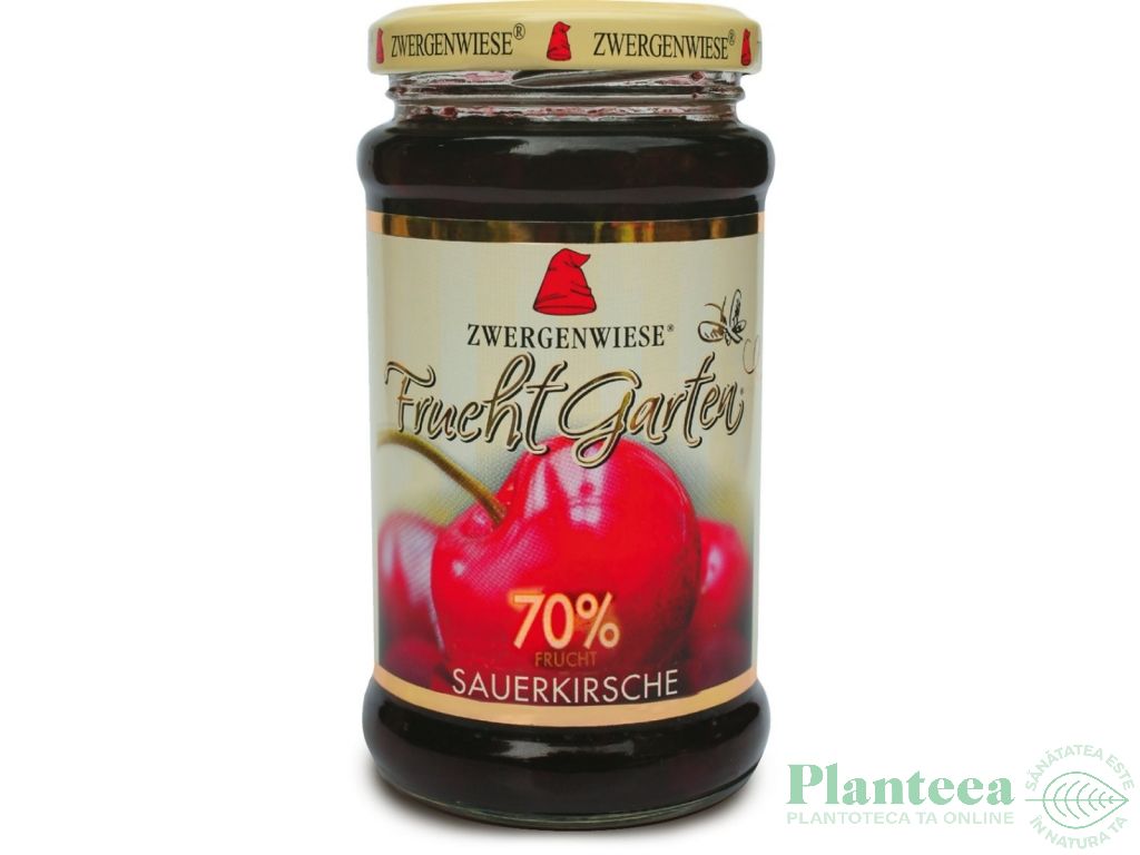 Gem visine 70%fruct fara zahar eco 225g - ZWERGENWIESE