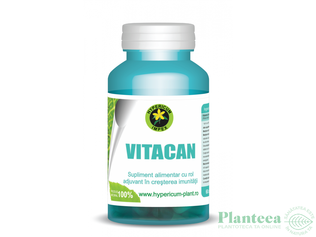 Vitacan [vitamina C naturala] 60cps - HYPERICUM PLANT