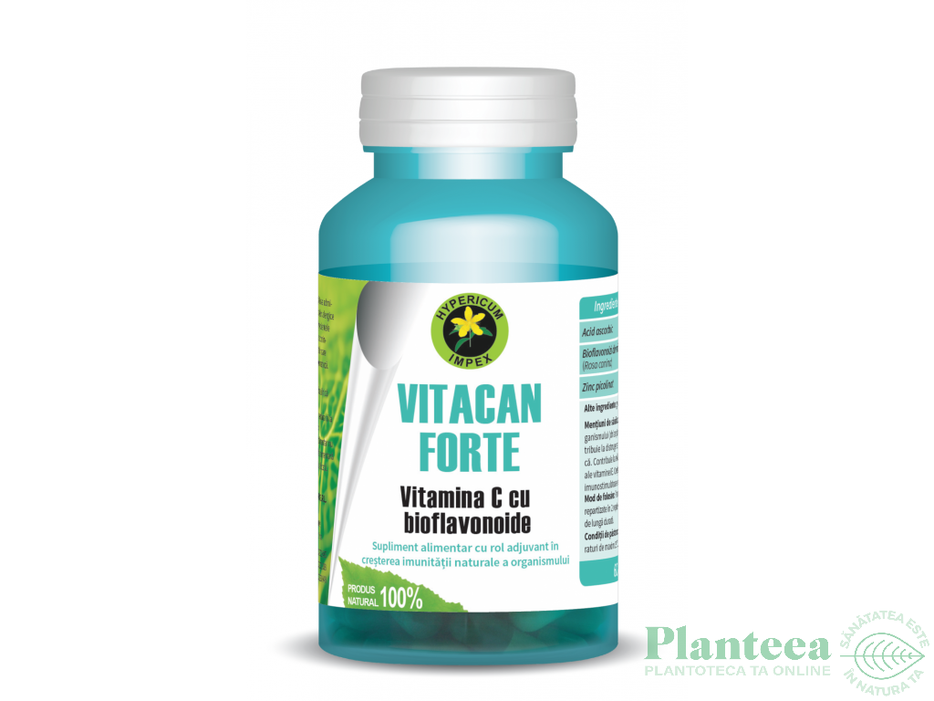 Vitacan forte [vitamina C naturala] 60cps - HYPERICUM PLANT