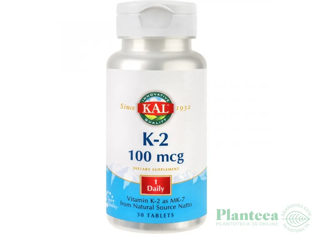 Vitamin K2 100mcg 30cp - KAL