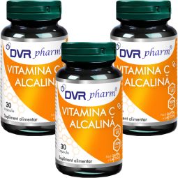 Set Vitamina C alcalina 3x30cps - DVR PHARM