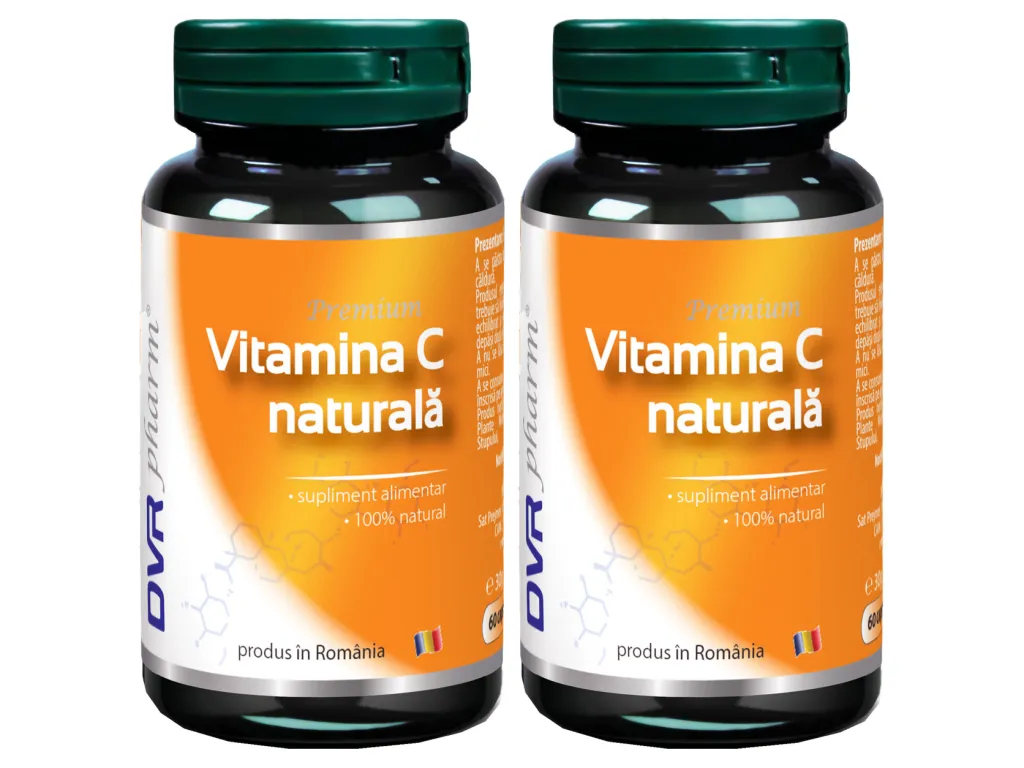 Set Vitamina C naturala 2x60cps - DVR PHARM