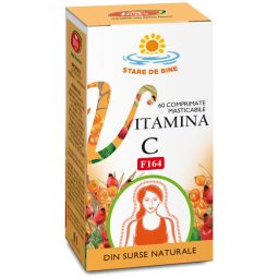 Vitamina C naturala masticabila 60cp - FARES