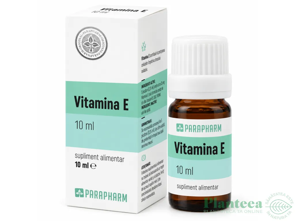 Vitamina E picaturi 10ml - PARAPHARM