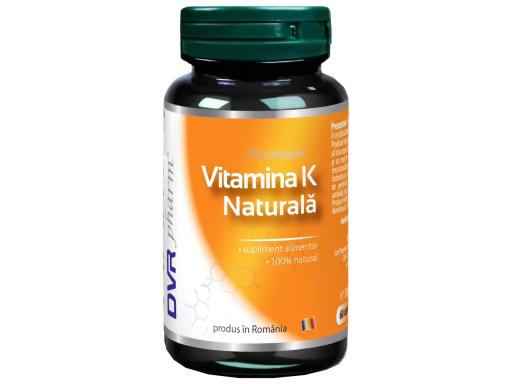 Vitamina K naturala 1x60cps - DVR PHARM