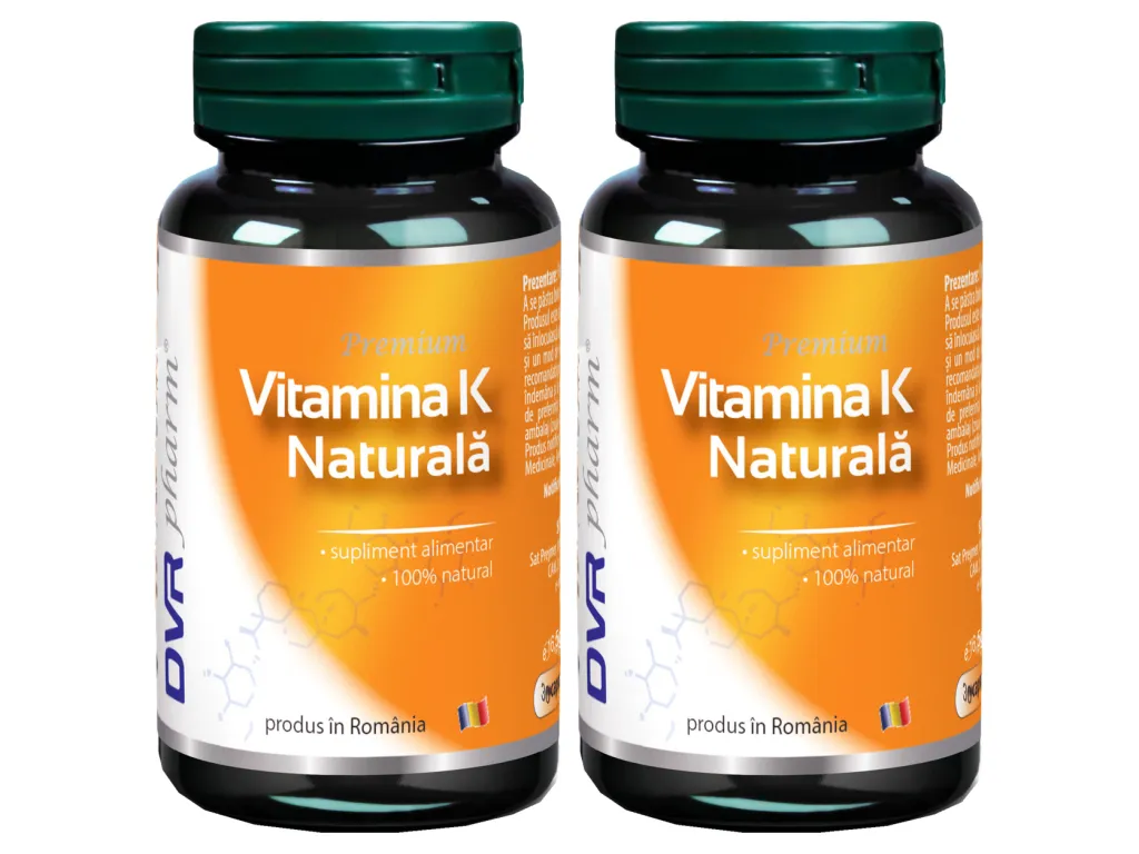 Set Vitamina K naturala 2x30cps - DVR PHARM