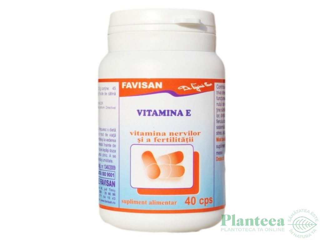 Vitamina E 40cps - FAVISAN