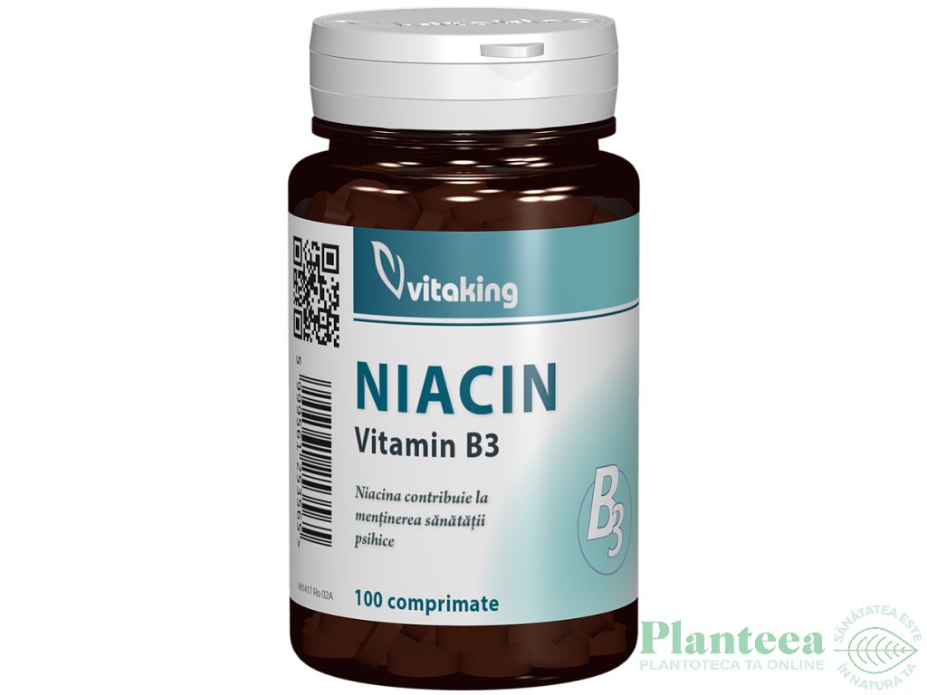 Vitamina B3 [Nacina] 100mg 100cp - VITAKING