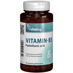 Vitamina B5 [acid pantotenic] 200mg 90cps - VITAKING