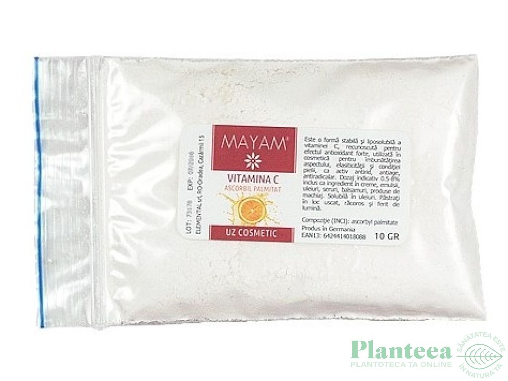 Vitamina C [ascorbyl palmitate] uz cosmetic 10g - MAYAM