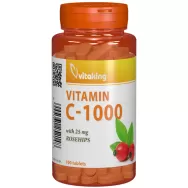 Vitamina C 1000mg macese 100cp - VITAKING
