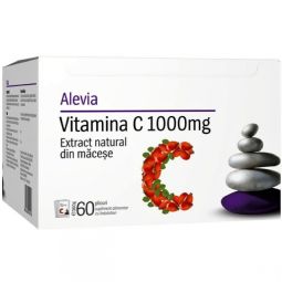 Vitamina C 1000mg [extract macese] solubila 60pl - ALEVIA