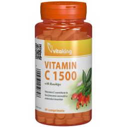 Vitamina C 1500mg macese 60cp - VITAKING
