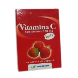 Vitamina C capsuni 20cp - AMNIOCEN