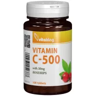 Vitamina C 500mg macese 100cp - VITAKING