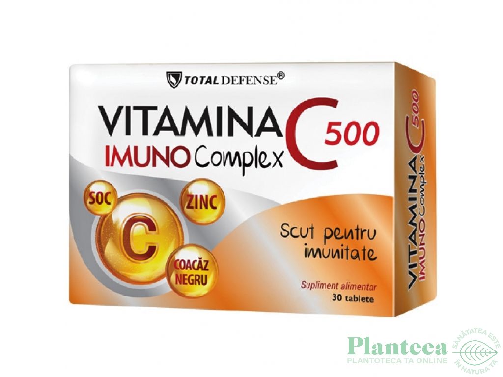 Vitamina C500 ImunoComplex 30cp - COSMO PHARM