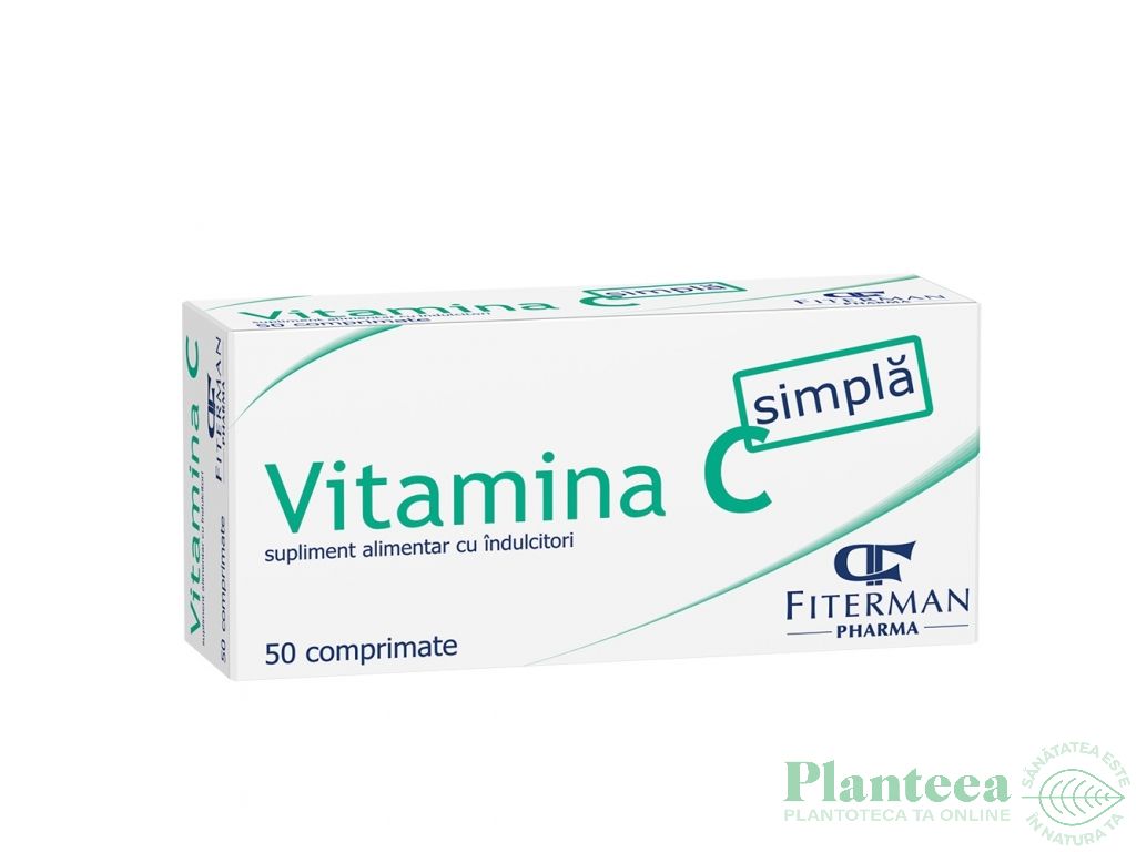 Vitamina C simpla 50cp - FITERMAN