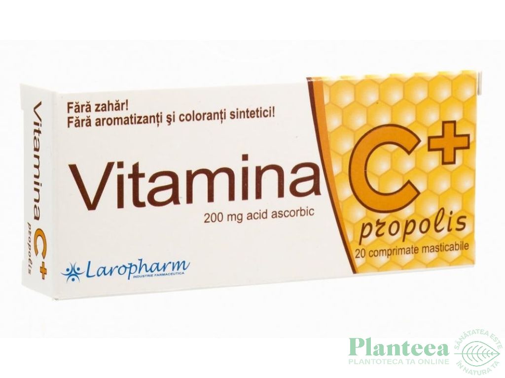 Vitamina C propolis 20cp - LAROPHARM