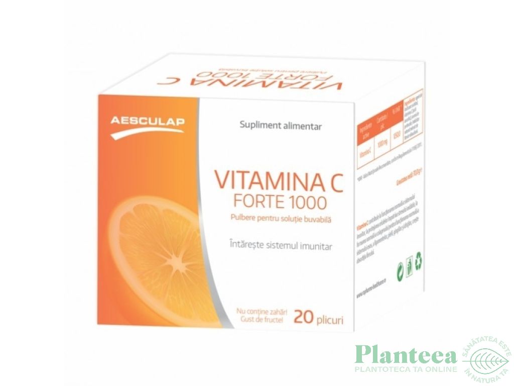 Vitamina C forte 1000mg Activit 20pl - AESCULAP