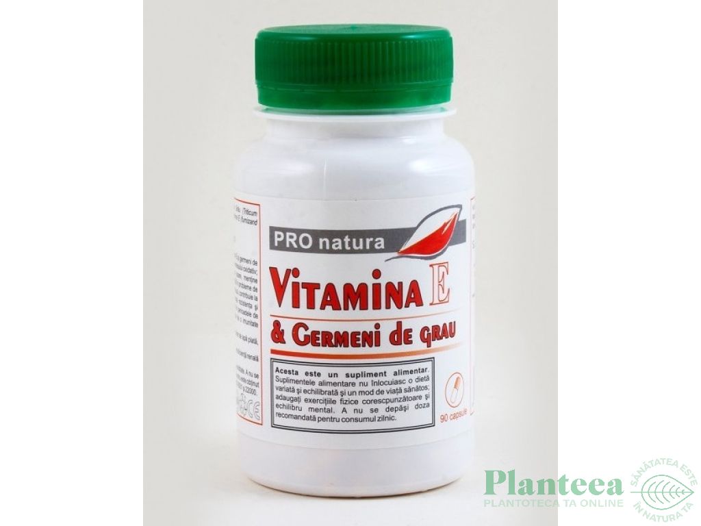 Vitamina E germeni grau 90cps - MEDICA