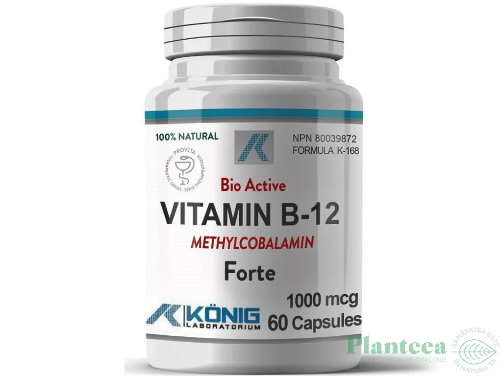 Vitamina B12 [metilcobalamina] forte 60cps - KONIG