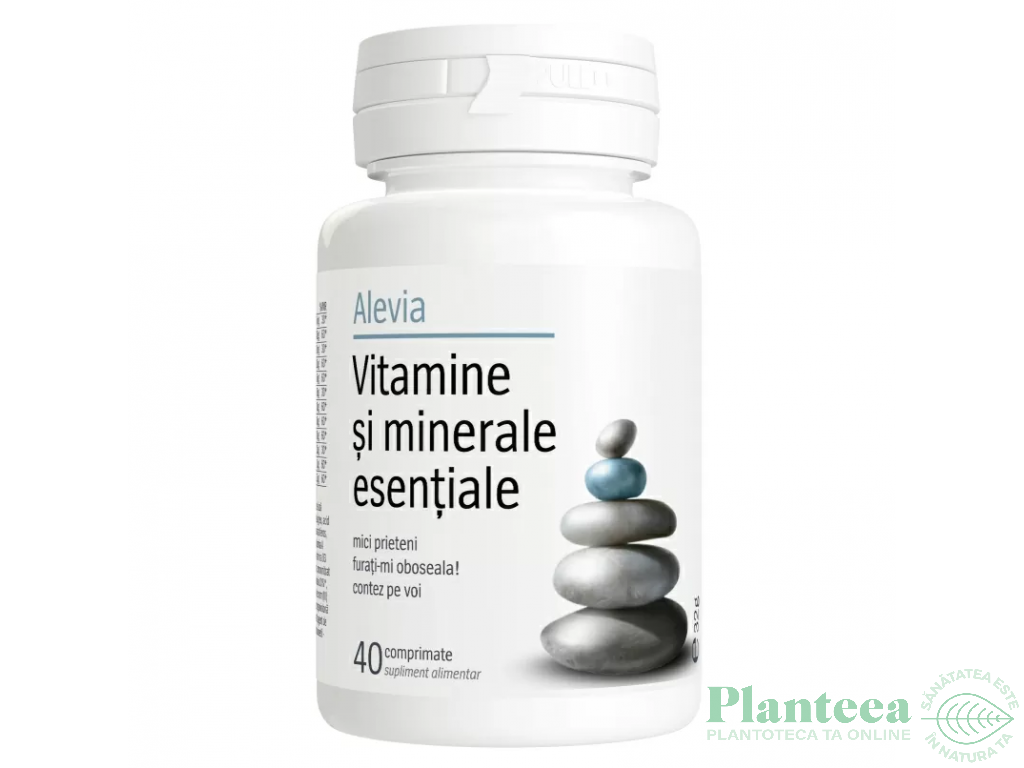 Vitamine minerale esentiale 40cp - ALEVIA