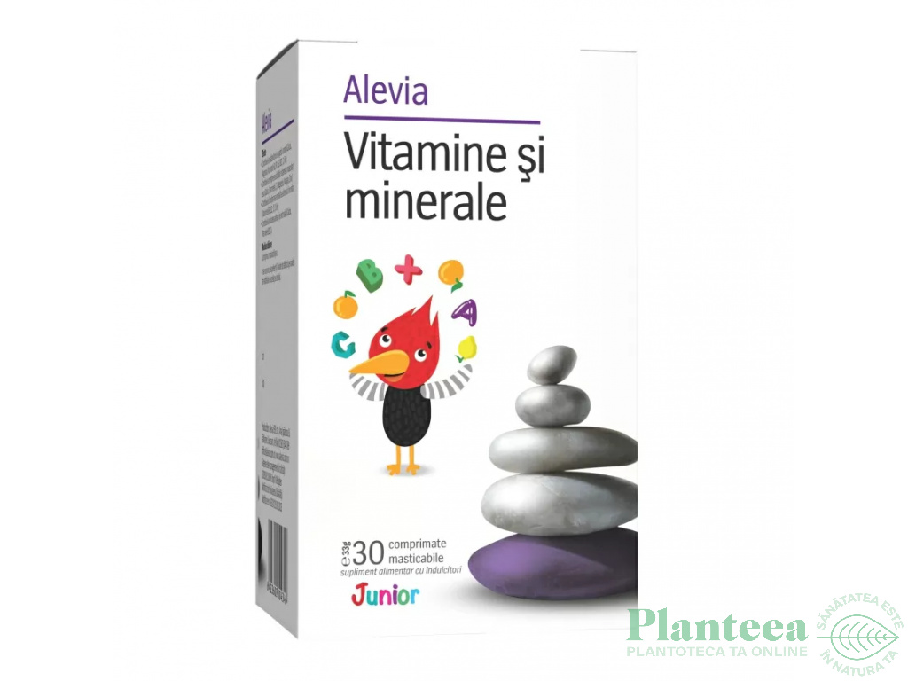 Vitamine multiminerale copii 30cp - ALEVIA