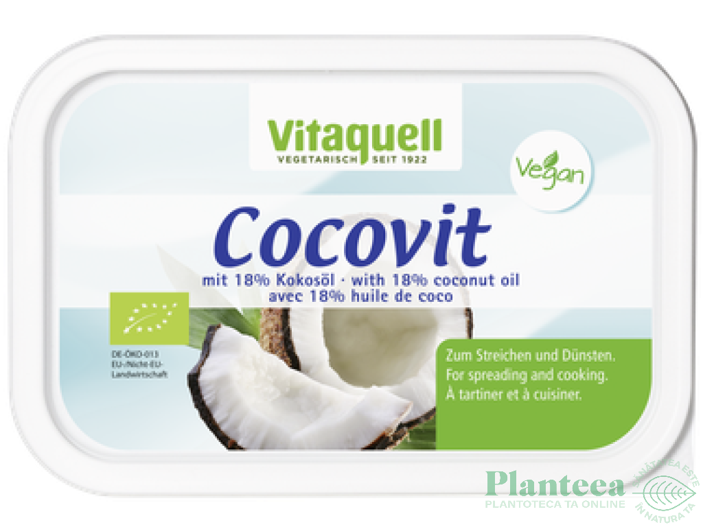 Margarina cocos Cocovit 250g - VITAQUELL