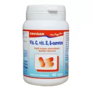 Vitamine C E B caroten 40cps - FAVISAN