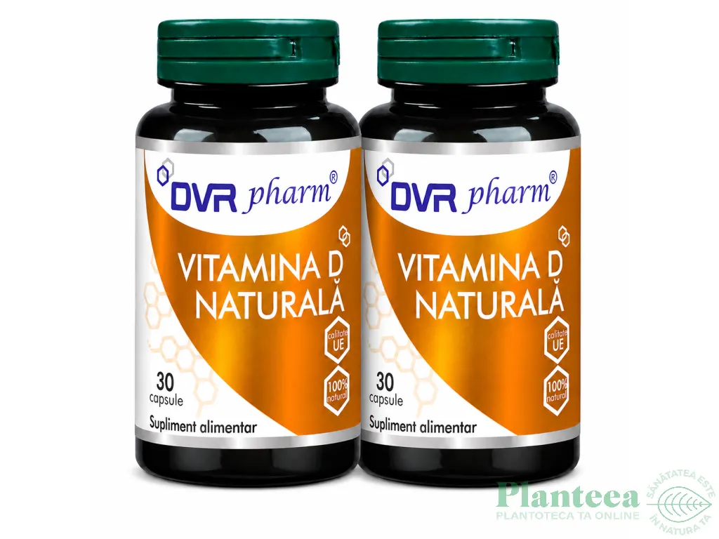 Set Vitamina D naturala 2x30cps - DVR PHARM