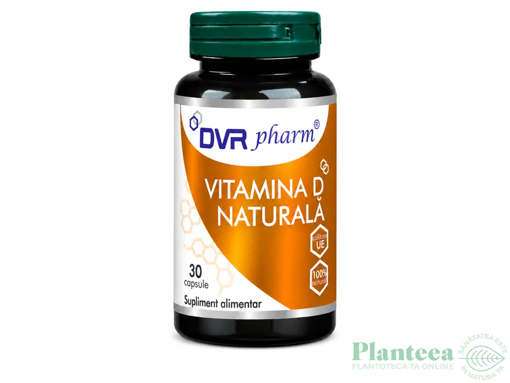 Vitamina D naturala 1x30cps - DVR PHARM