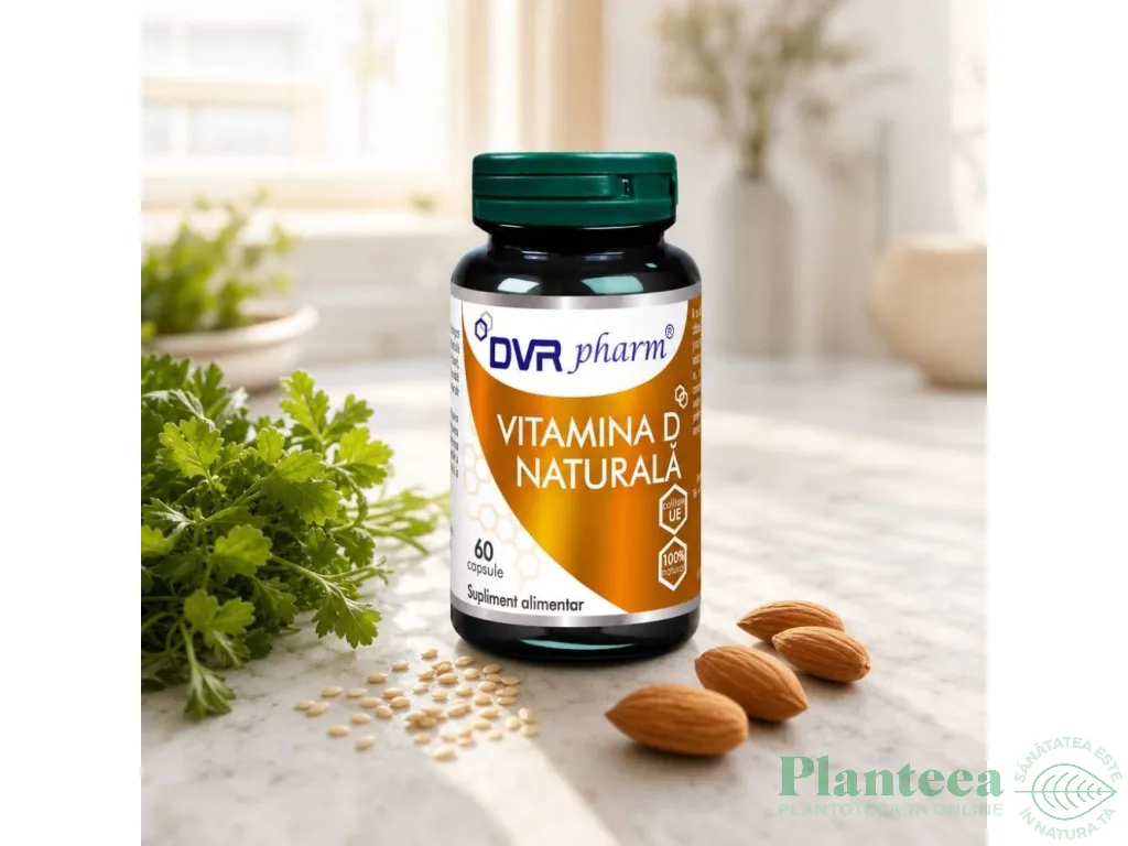 Vitamina D naturala 1x60cps - DVR PHARM
