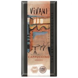 Ciocolata lapte cu cappuccino eco 100g - VIVANI