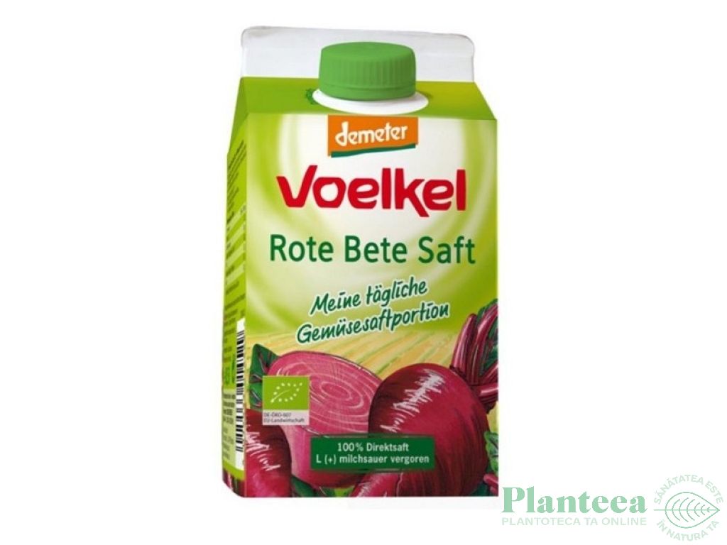 Suc sfecla rosie lactofermentat eco 500ml - VOELKEL