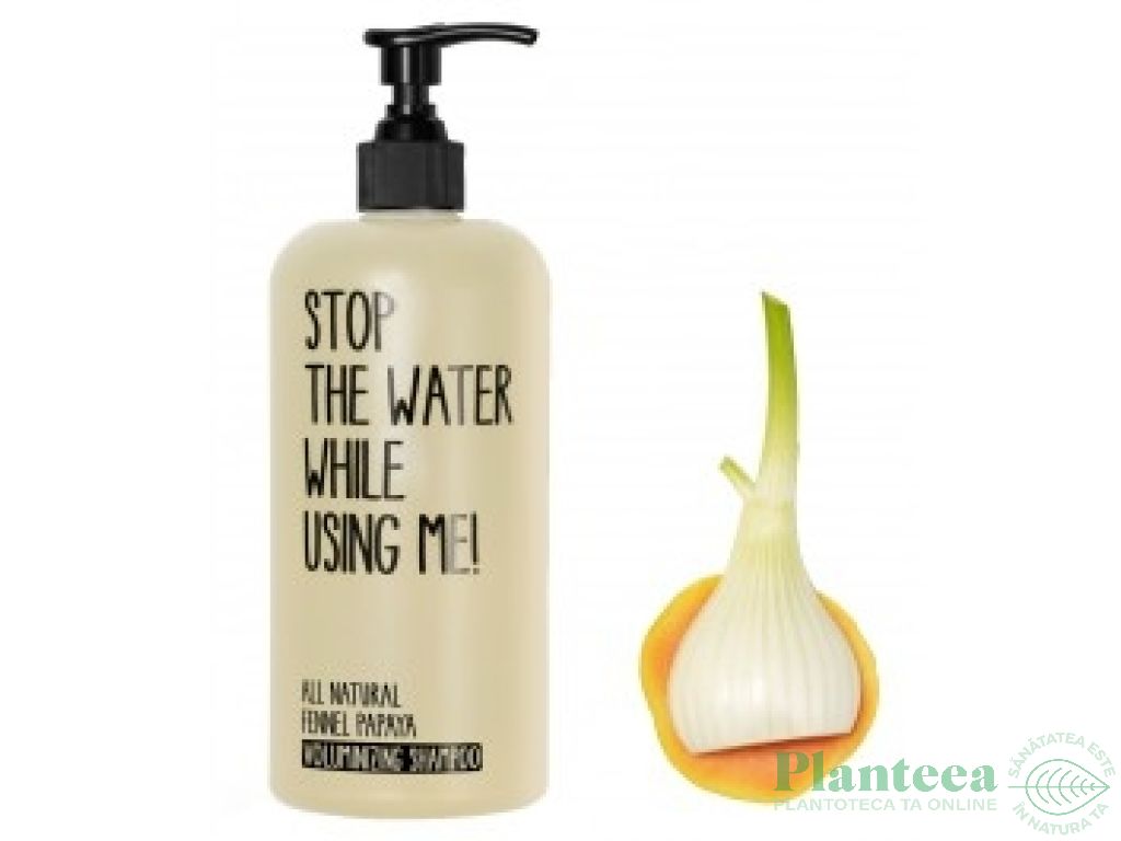 Sampon volum Fennel Papaya 200ml - STOP THE WATER WHILE USING ME