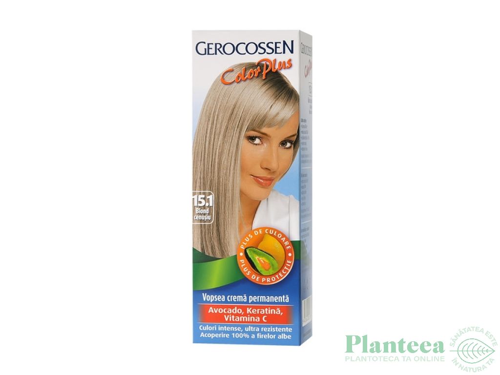 Vopsea par nr15.1 blond cenusiu 50ml - GEROCOSSEN