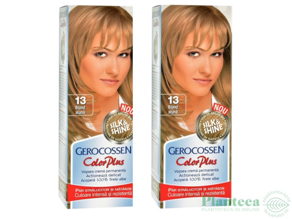 Pachet vopsea par nr13 blond aluna 2x50ml - GEROCOSSEN