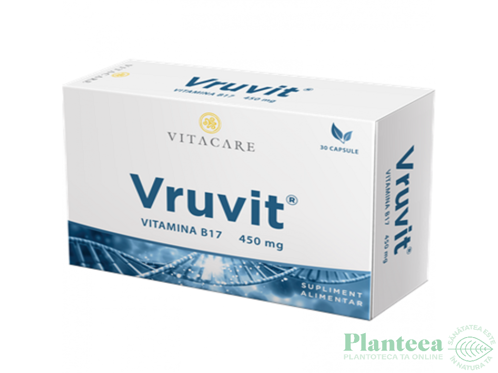 Vruvit B17 Amigdalina 450mg 30cps - VITACARE