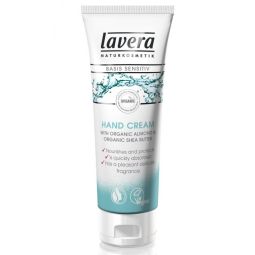 Crema maini ingrijire intensiva migdale unt shea Basis Sensitiv 75ml - LAVERA