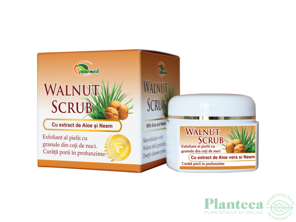 Scrub facial coji nuci aloe neem 40g - AYURMED