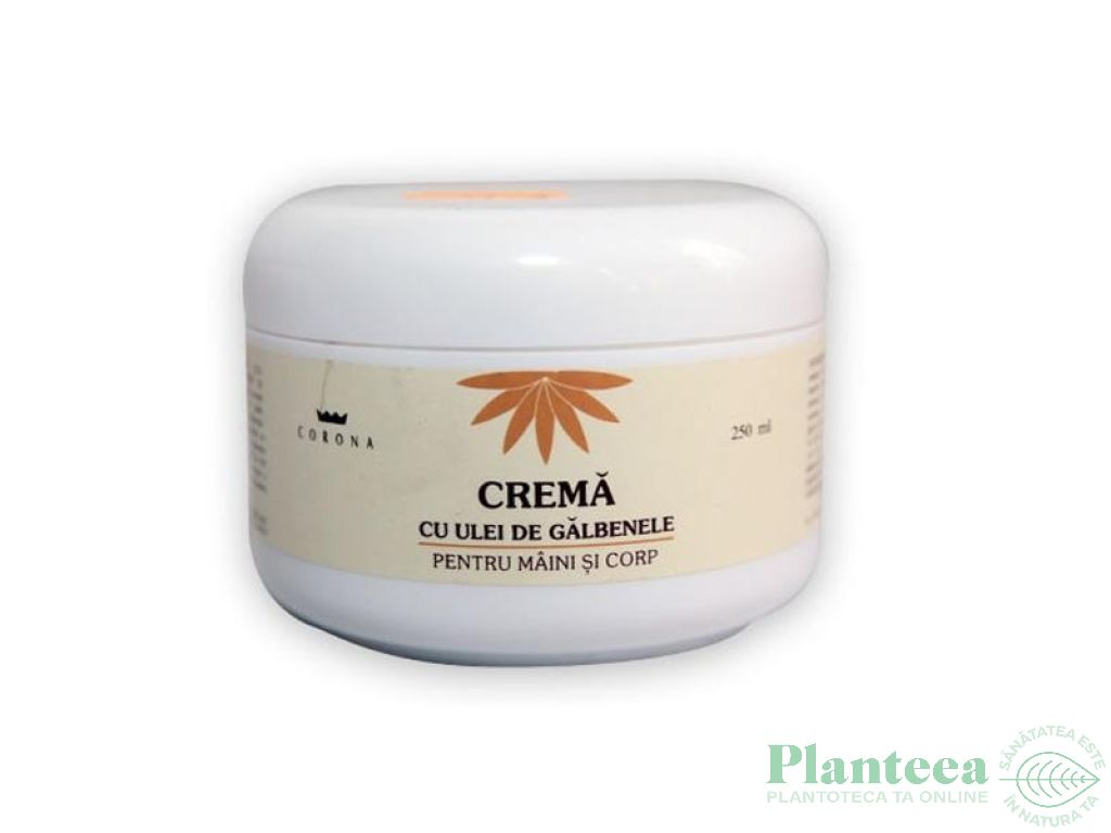 Crema corp extract galbenele 250ml - CORONA