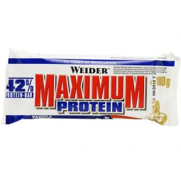 Baton proteic 42% MaximumProtein vanilie 100g - WEIDER