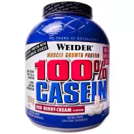 Pulbere proteica caseina 100% zi noapte fructe rosii crema 1,8kg - WEIDER