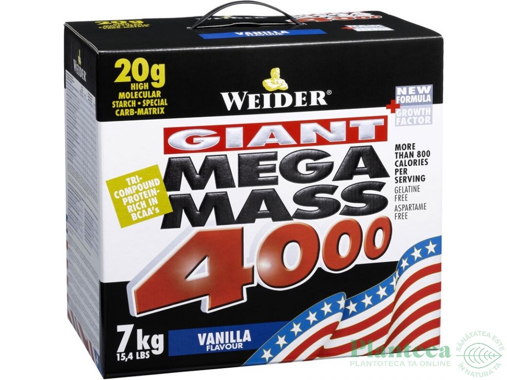 Gigant mega mass 4000 vanilie 7kg - WEIDER