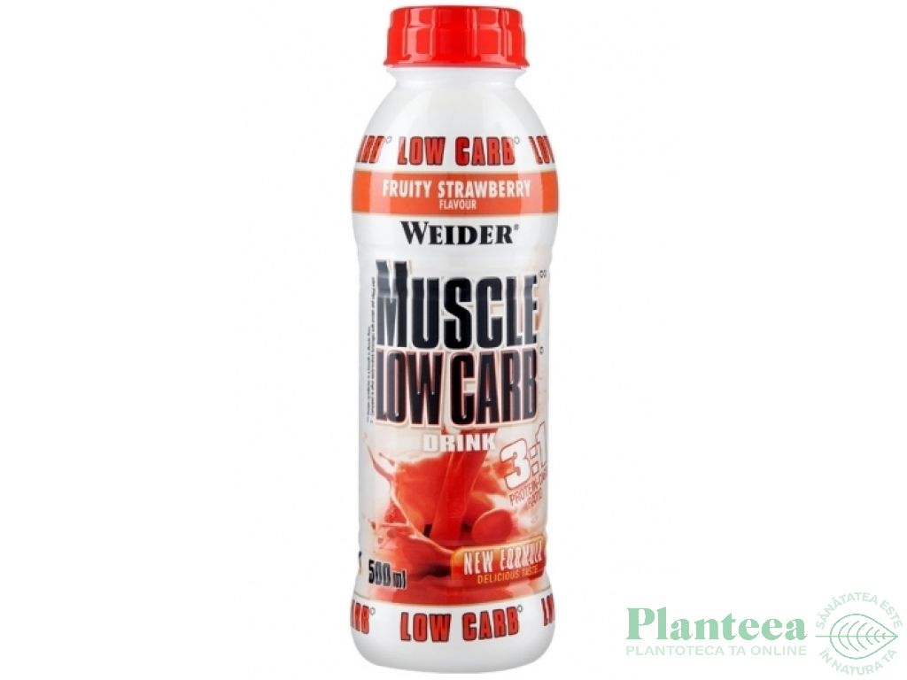 Shake muscle low carb capsuni 500ml - WEIDER