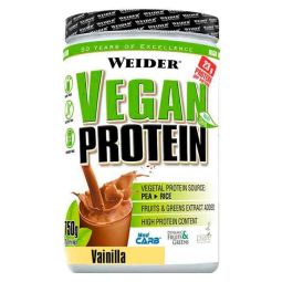 Pulbere proteica vegana mazare orez vanilie 750g - WEIDER