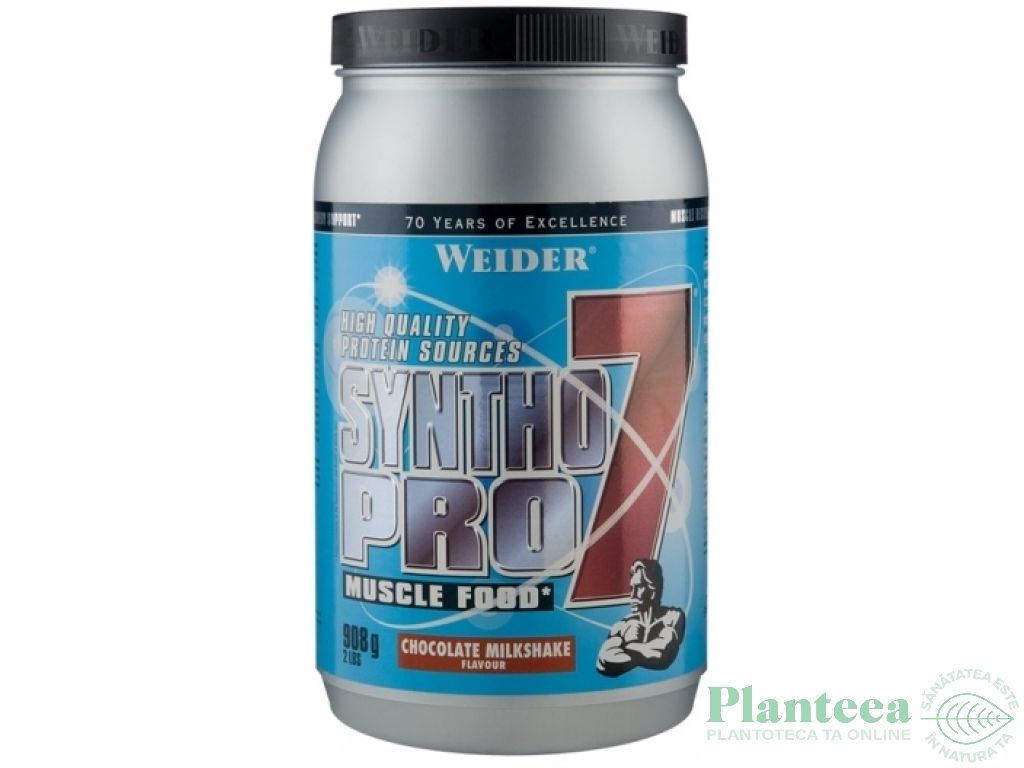 Pulbere mix proteica Syntho pro7 ciocolata 908g - WEIDER
